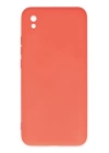 BFS  Xiaomi Redmi 9A Kılıf Nano içi Kadife Silikon - Turuncu