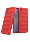 BFS Xiaomi Redmi 9A Kılıf Optimum Silikon - Kırmızı