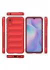 BFS Xiaomi Redmi 9A Kılıf Optimum Silikon - Kırmızı