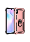 BFS  Xiaomi Redmi 9A Kılıf Sofya Yüzüklü Silikon Kapak - Rose