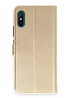 BFS  Xiaomi Redmi 9A Kılıf Trend S Plus Kapaklı Kılıf - Gold