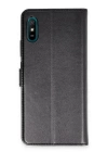 BFS  Xiaomi Redmi 9A Kılıf Trend S Plus Kapaklı Kılıf - Siyah