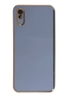 BFS  Xiaomi Redmi 9A Kılıf Volet Silikon - Mavi