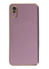 BFS  Xiaomi Redmi 9A Kılıf Volet Silikon - Mor