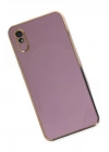 BFS  Xiaomi Redmi 9A Kılıf Volet Silikon - Mor