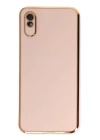 BFS  Xiaomi Redmi 9A Kılıf Volet Silikon - Pembe
