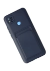 BFS  Xiaomi Redmi 9C Kılıf Kelvin Kartvizitli Silikon - Lacivert