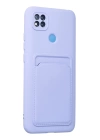 BFS  Xiaomi Redmi 9C Kılıf Kelvin Kartvizitli Silikon - Lila