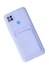 BFS  Xiaomi Redmi 9C Kılıf Kelvin Kartvizitli Silikon - Lila