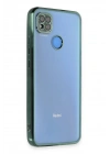 BFS Xiaomi Redmi 9C Kılıf Lensli Silikon - Yeşil