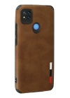 BFS  Xiaomi Redmi 9C Kılıf Loop Deri Silikon - Kahverengi