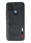 BFS  Xiaomi Redmi 9C Kılıf Loop Deri Silikon - Lacivert