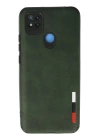 BFS  Xiaomi Redmi 9C Kılıf Loop Deri Silikon - Yeşil