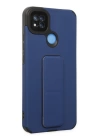 BFS  Xiaomi Redmi 9C Kılıf Mega Standlı Silikon - Mavi