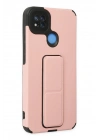 BFS  Xiaomi Redmi 9C Kılıf Mega Standlı Silikon - Pudra