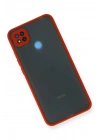 BFS  Xiaomi Redmi 9C Kılıf Montreal Silikon Kapak - Kırmızı