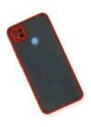 BFS  Xiaomi Redmi 9C Kılıf Montreal Silikon Kapak - Kırmızı