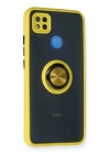 BFS  Xiaomi Redmi 9C Kılıf Montreal Yüzüklü Silikon Kapak - Sarı