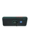 BFS  Xiaomi Redmi 9C Kılıf Montreal Yüzüklü Silikon Kapak - Yeşil