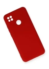 BFS  Xiaomi Redmi 9C Kılıf Nano içi Kadife Silikon - Kırmızı