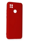 BFS  Xiaomi Redmi 9C Kılıf Nano içi Kadife Silikon - Kırmızı