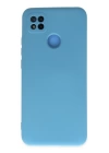 BFS  Xiaomi Redmi 9C Kılıf Nano içi Kadife Silikon - Mavi