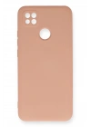 BFS Xiaomi Redmi 9C Kılıf Nano içi Kadife Silikon - Pudra