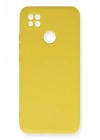 BFS Xiaomi Redmi 9C Kılıf Nano içi Kadife Silikon - Sarı