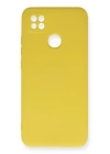 BFS  Xiaomi Redmi 9C Kılıf Nano içi Kadife Silikon - Sarı