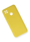 BFS  Xiaomi Redmi 9C Kılıf Nano içi Kadife Silikon - Sarı