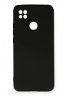 BFS Xiaomi Redmi 9C Kılıf Nano içi Kadife Silikon - Siyah