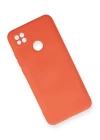 BFS  Xiaomi Redmi 9C Kılıf Nano içi Kadife Silikon - Turuncu