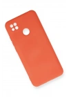 BFS Xiaomi Redmi 9C Kılıf Nano içi Kadife Silikon - Turuncu