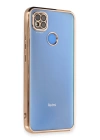 BFS  Xiaomi Redmi 9C Kılıf Razer Lensli Silikon - Gold