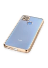BFS  Xiaomi Redmi 9C Kılıf Razer Lensli Silikon - Gold