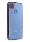 BFS  Xiaomi Redmi 9C Kılıf Razer Lensli Silikon - Mor