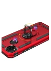 BFS  Xiaomi Redmi 9C Kılıf Sofya Yüzüklü Silikon Kapak - Gümüş