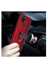 BFS  Xiaomi Redmi 9C Kılıf Sofya Yüzüklü Silikon Kapak - Gümüş