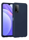 BFS  Xiaomi Redmi 9T Kılıf Nano içi Kadife Silikon - Lacivert