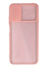 BFS  Xiaomi Redmi 9T Kılıf Palm Buzlu Kamera Sürgülü Silikon - Pembe