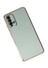 BFS  Xiaomi Redmi 9T Kılıf Volet Silikon - Açık Yeşil