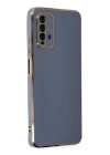 BFS  Xiaomi Redmi 9T Kılıf Volet Silikon - Mavi