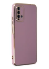 BFS  Xiaomi Redmi 9T Kılıf Volet Silikon - Mor