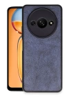 BFS  Xiaomi Redmi A3 4G Kılıf Aras Deri Kapak - Lacivert