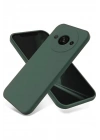 BFS  Xiaomi Redmi A3 4G Kılıf First Silikon - Koyu Yeşil