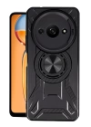 BFS  Xiaomi Redmi A3 4G Kılıf Lincoln Silikon - Siyah