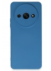 BFS  Xiaomi Redmi A3 4G Kılıf Nano içi Kadife Silikon - Mavi