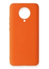 BFS  Xiaomi Redmi K30 Pro Kılıf Nano içi Kadife Silikon - Turuncu