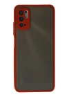 BFS  Xiaomi Redmi Note 10 5G Kılıf Montreal Silikon Kapak - Kırmızı