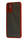 BFS  Xiaomi Redmi Note 10 5G Kılıf Montreal Silikon Kapak - Kırmızı